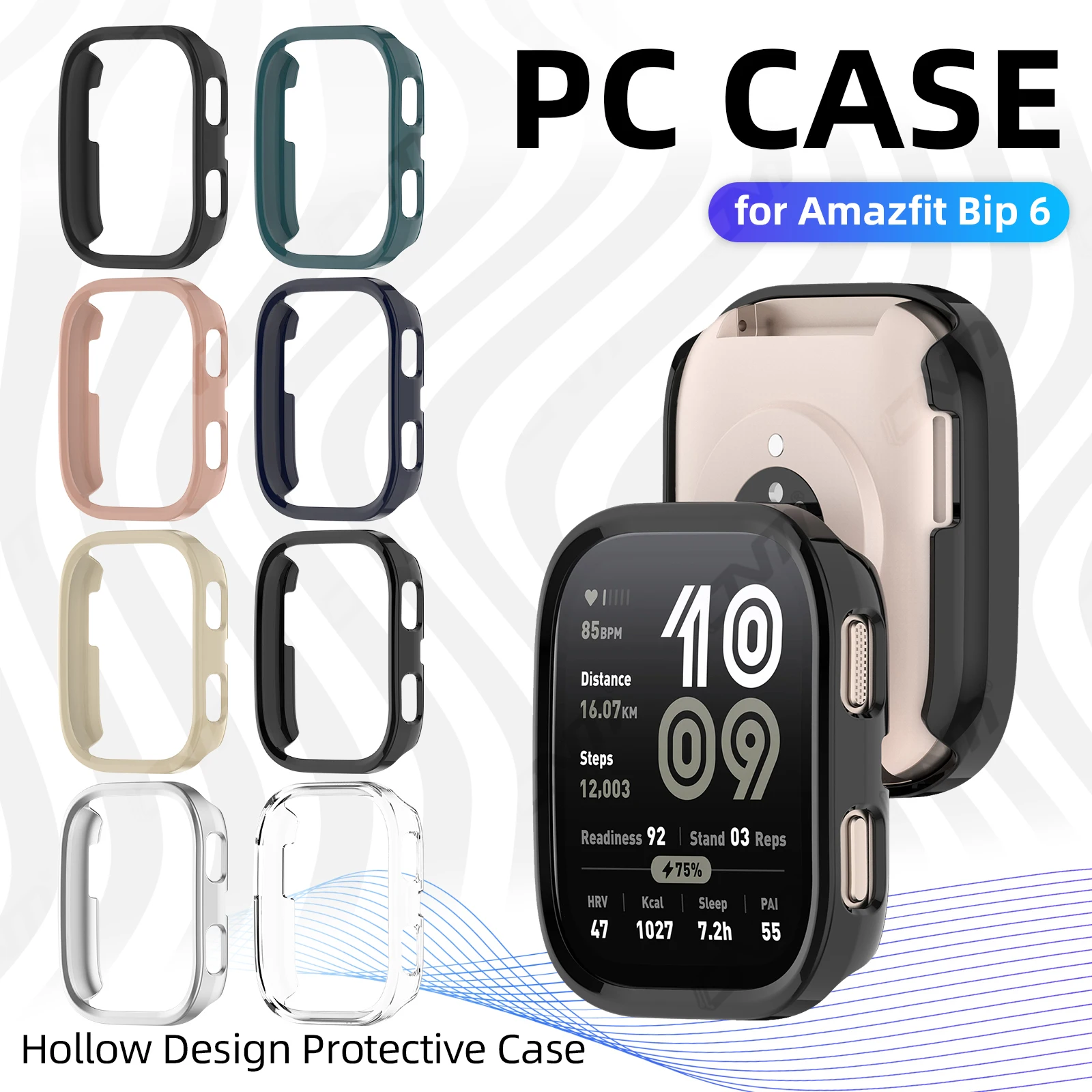 Amazfit Smartwatch Accessories - Amazfit BIP 6 用 PC ハードケース、Amazfit