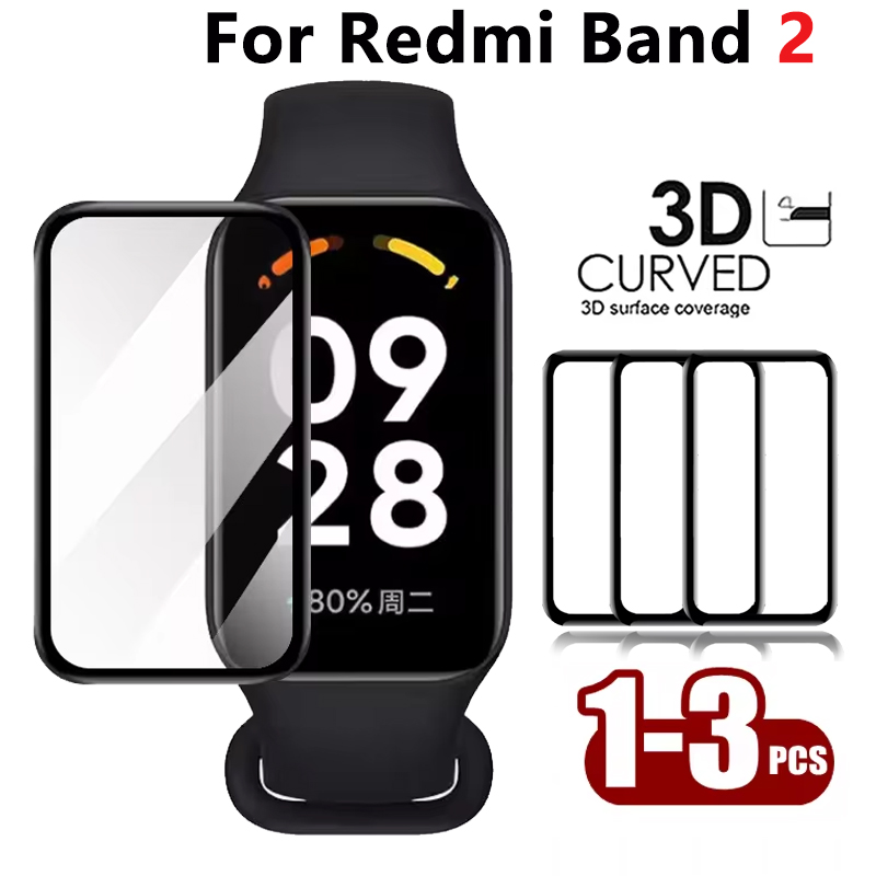 Smartwatch Watch Accessories - Xiaomi-スマートウォッチ用の3D複合フィルム,スマートウォッチ用のソフトTPUフィルム,1〜3個