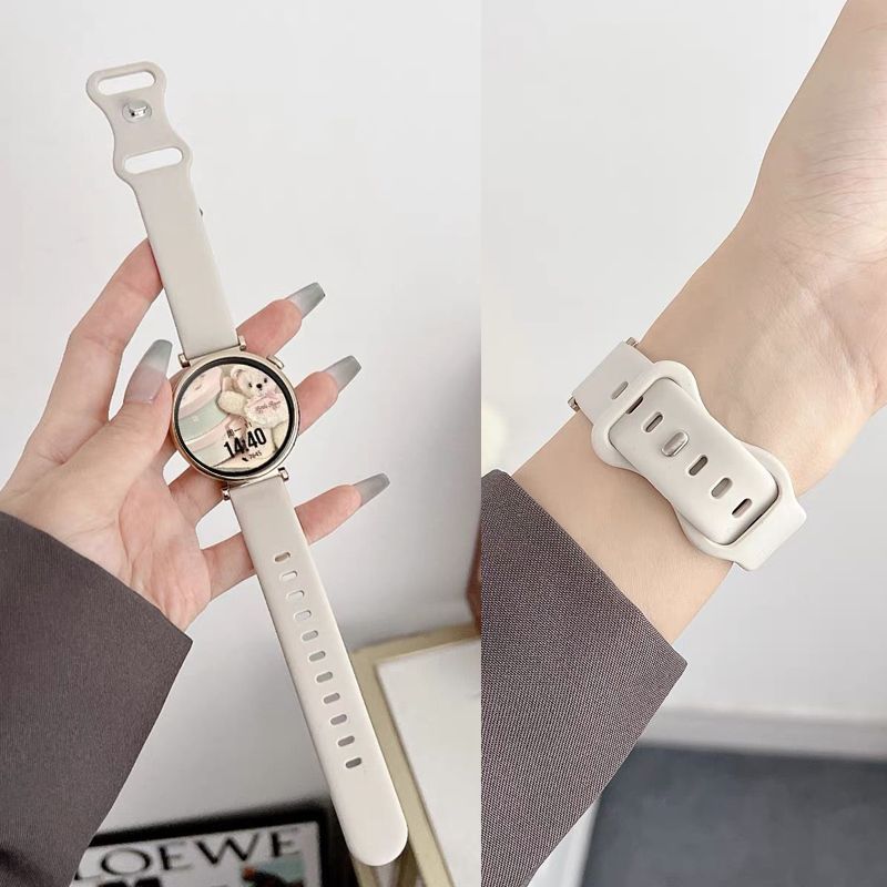 Titan Smartwatch Accessories - サムスンギャラクシーウォッチ用シリコンスポーツストラップ,サムスンギャラクシーウォッチ用シリコンウォッチバンド6, 5プロ,クラシック4,アクティブ2, Huaweiウォッチgt,4-3-2e,22mm, 20mm