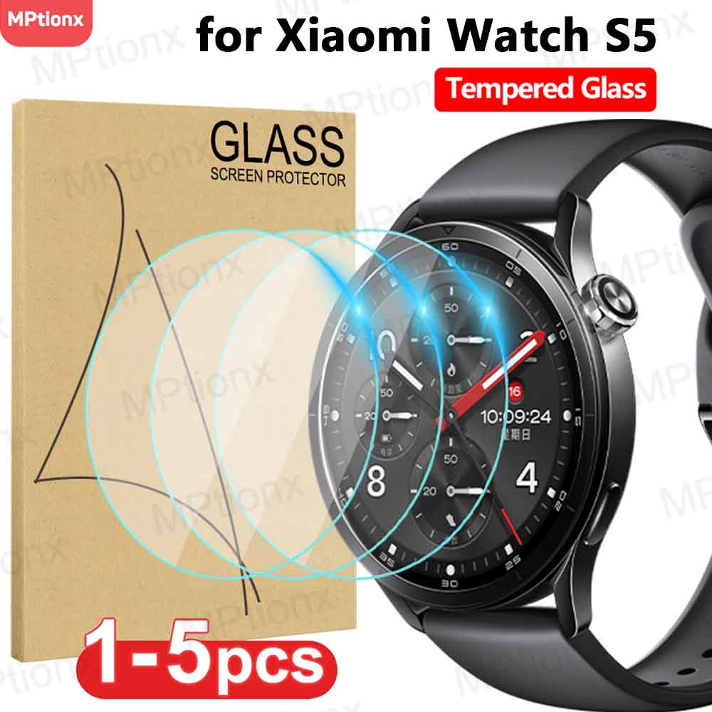 Smartwatch Watch Accessories - 強化ガラス Xiaomi Watch S5 スマートウォッチスクリーンプロテクター耐久性のある HD