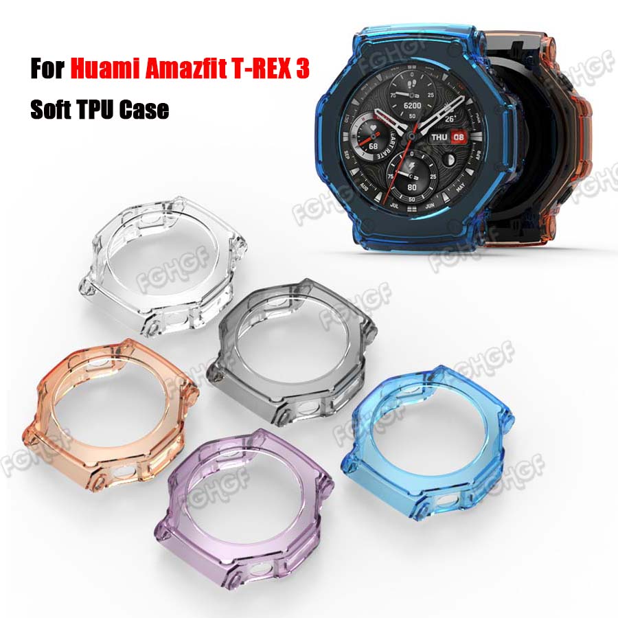 Amazfit Smartwatch Accessories - 保護ケースカバー Amazfit T-REX 3 バンパーソフト TPU