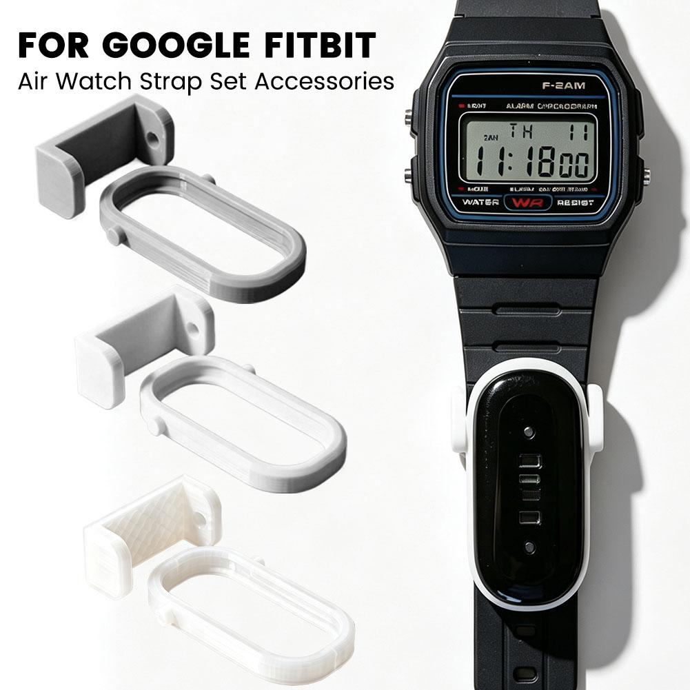 Smartwatch Watch Accessories - Fitbit Air ウォッチバンドアダプターブラケットキット 3D プリントストラップ変換ホルダーアクセサリー Google