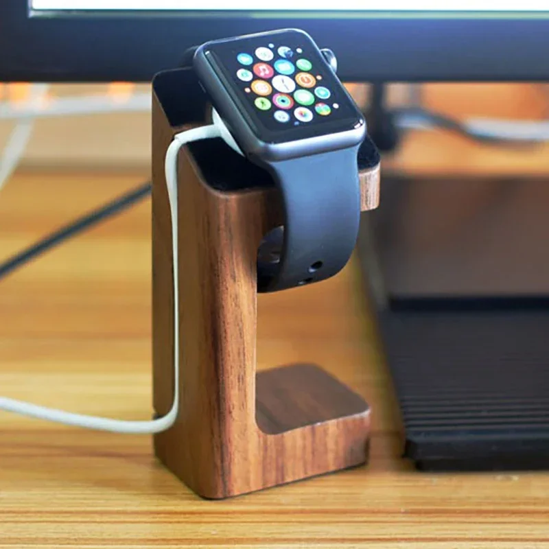 木製アップルウォッチ充電スタンド,デスクスタンド,充電ステー - Smartwatch Watch Accessories のレビューと価格