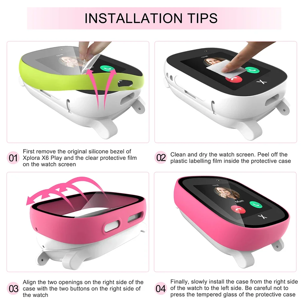 Xploar-子供のためのx6プレイスマートウォッチスクリー - Smartwatch Watch Accessories のレビューと価格