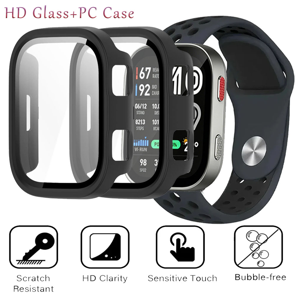 HD ガラス + ハード PC ケース Amazfit Bi - Amazfit Smartwatch Accessories のレビューと価格
