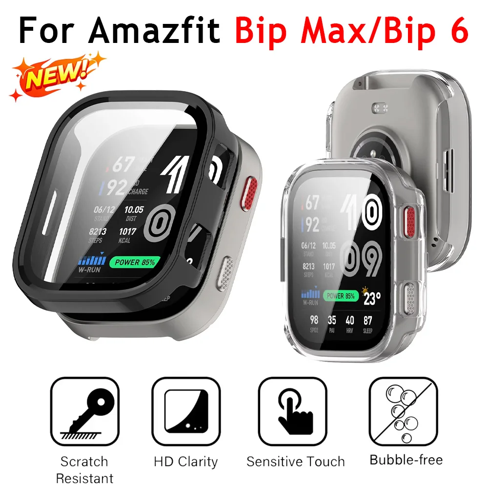 HD ガラス + ハード PC ケース Amazfit Bi - Amazfit Smartwatch Accessories のレビューと価格