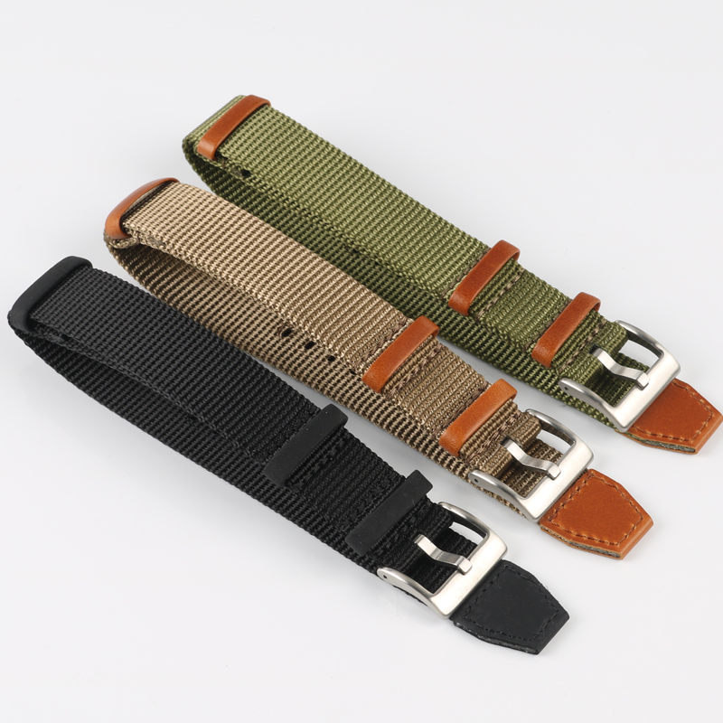 20 ミリメートル 22 ミリメートルメンズ屋外生地時計スト - Nylon Nato Strap のレビューと価格
