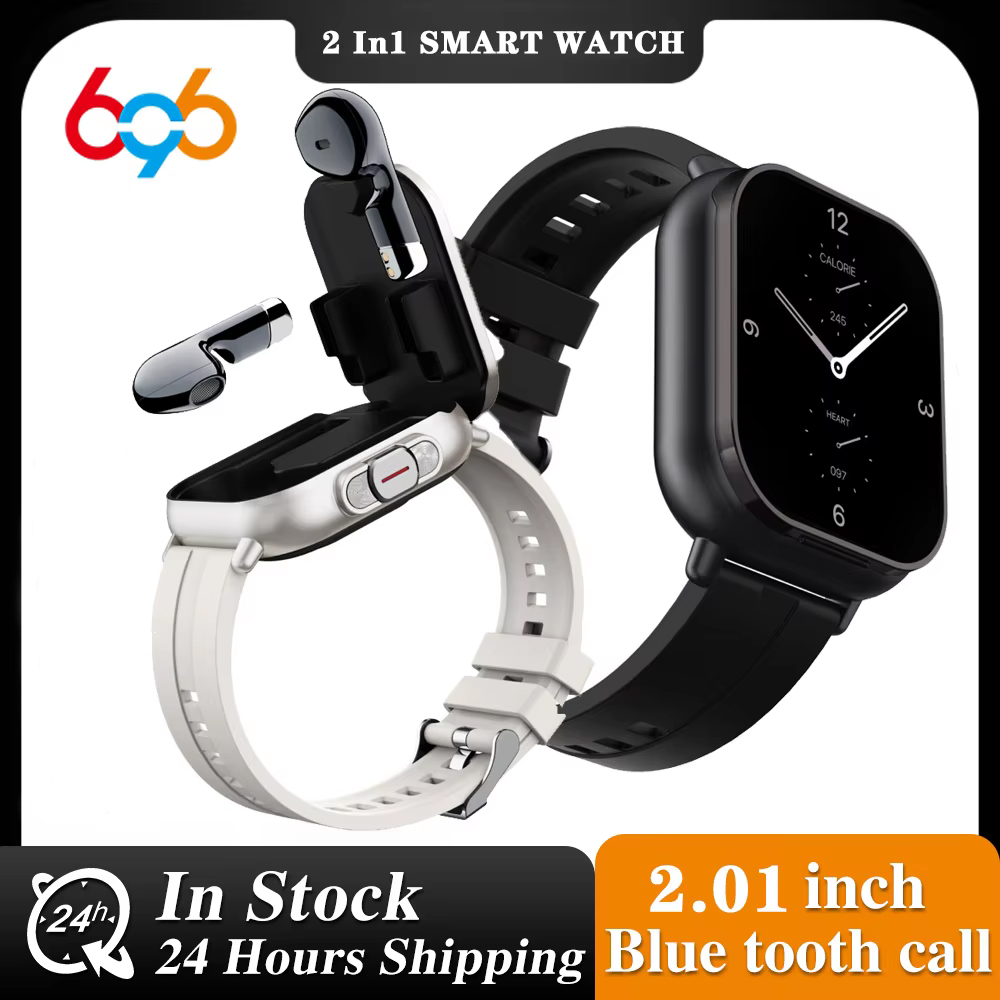 ヘッドセット2in1スマートウォッチBT通話ブルートゥースヘ - Smartwatch Headset のレビューと価格