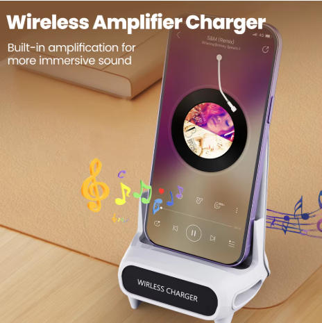 スマホワイヤレス充電器 急速充電ステーション デスクトップ  - Wireless Charger Watch のレビューと価格