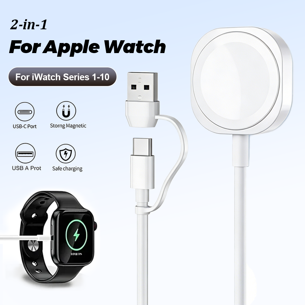 2in1 マグネット式ワイヤレスUSB A急速充電器 タイプ - Wireless Charger Watch のレビューと価格