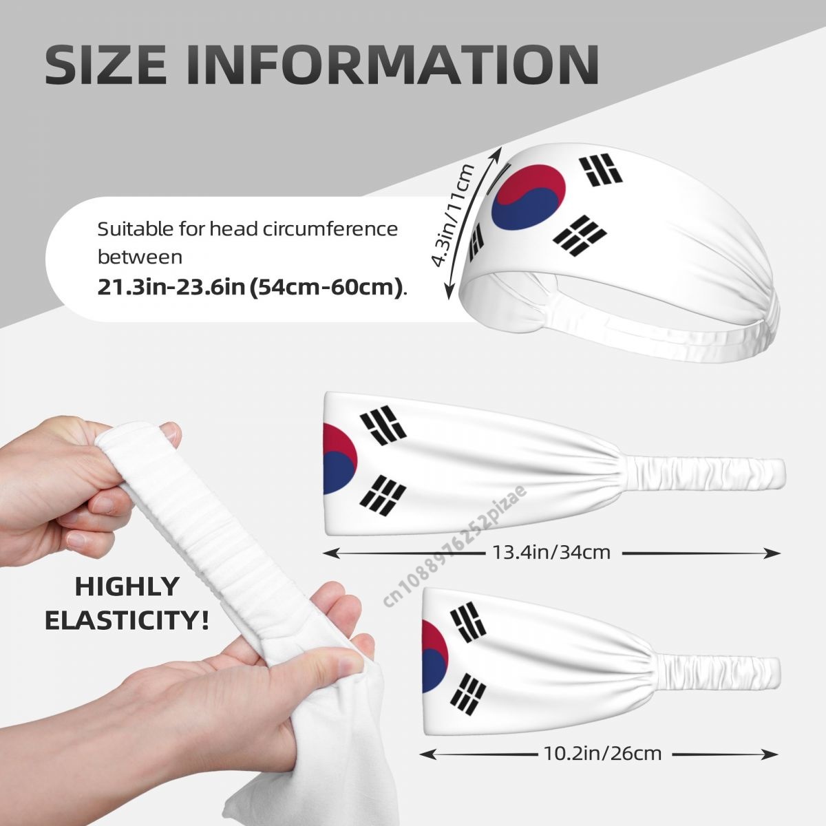 韓国国旗柄 メンズ レディース バンド エラスティック ワイ - Milanaise Mesh Band のレビューと価格