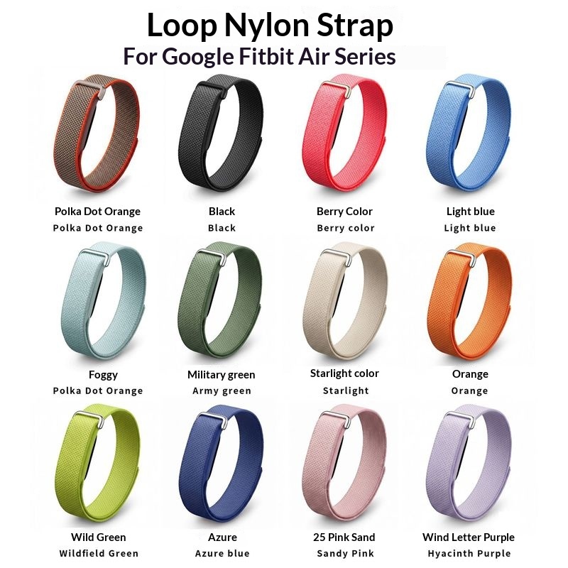 新しい Google Fitbit Air ナイロン時計スト - Sport Loop Strap のレビューと価格
