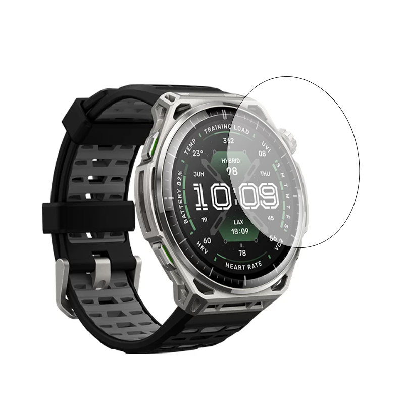 強化ハードガラス保護フィルム Amazfit バランス 3  - Amazfit Smartwatch Accessories のレビューと価格