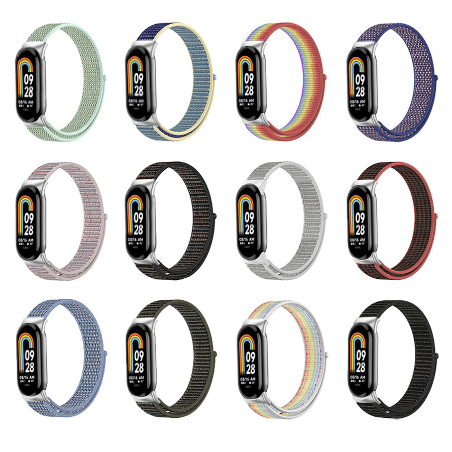 Xiaomi Mi Band 10 9 8用ナイロンループス - Sport Loop Strap のレビューと価格