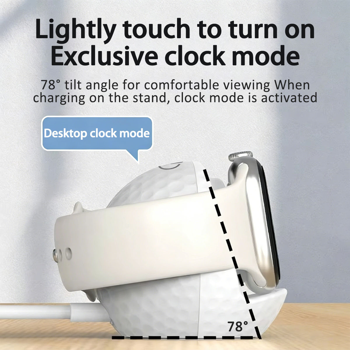 ポータブルRGB照明付きワイヤレス充電スタンド Apple  - Wireless Charger Watch のレビューと価格