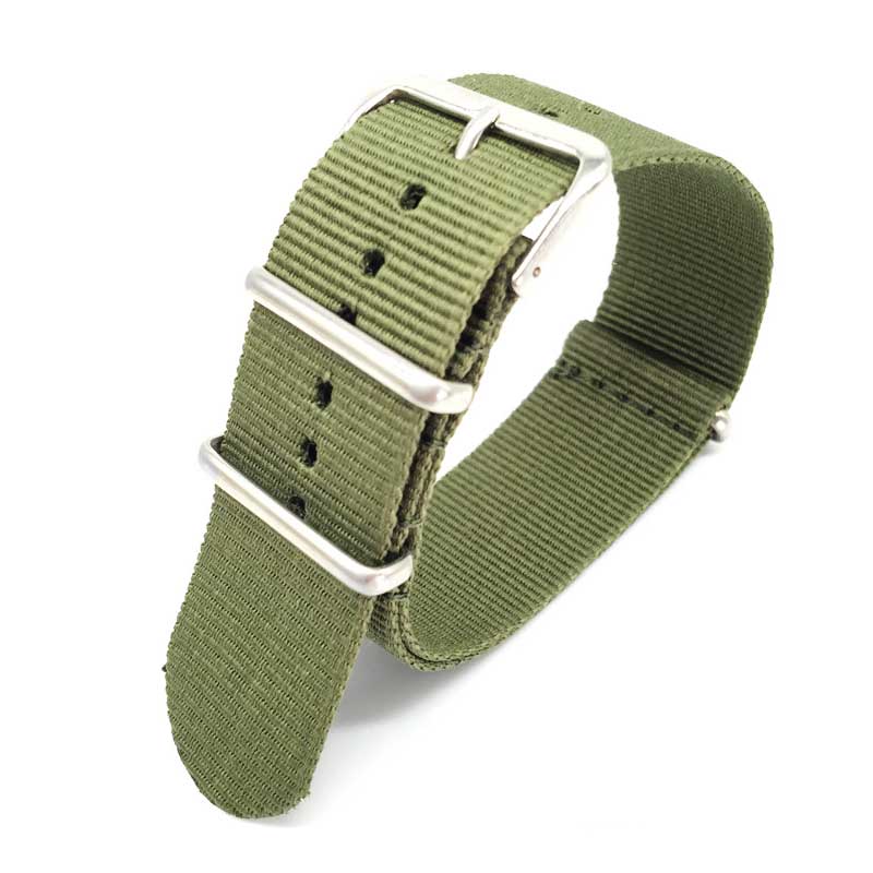 キャンバスバンドナイロン時計ストラップ時計バンドベルト金属バ - Nylon Nato Strap のレビューと価格