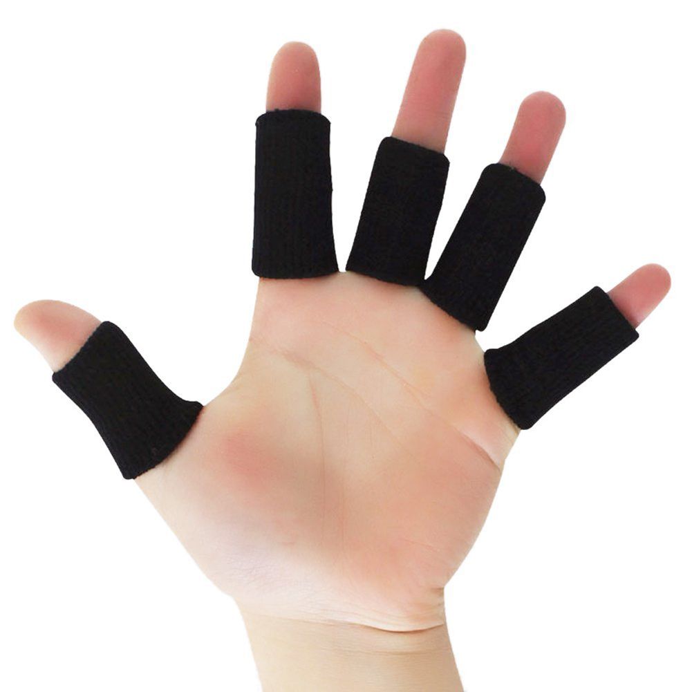 10 個バスケットボール弾性指プロテクター伸縮性フィンガーブ - Milanaise Mesh Band のレビューと価格