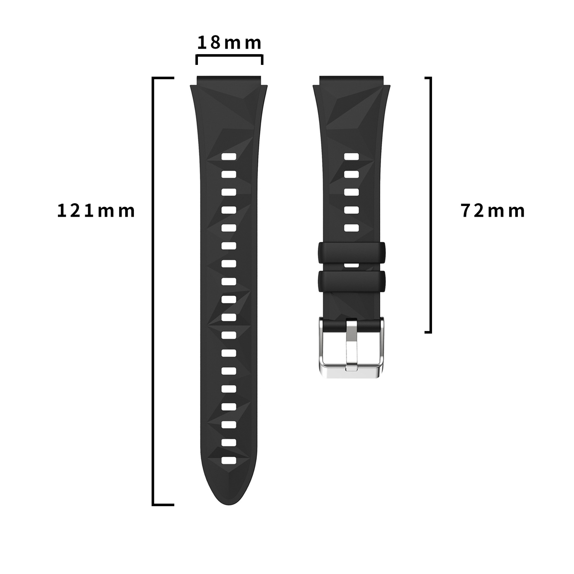 18 ミリメートル/22 ミリメートルシリコンストラップ h - Titan Smartwatch Accessories のレビューと価格