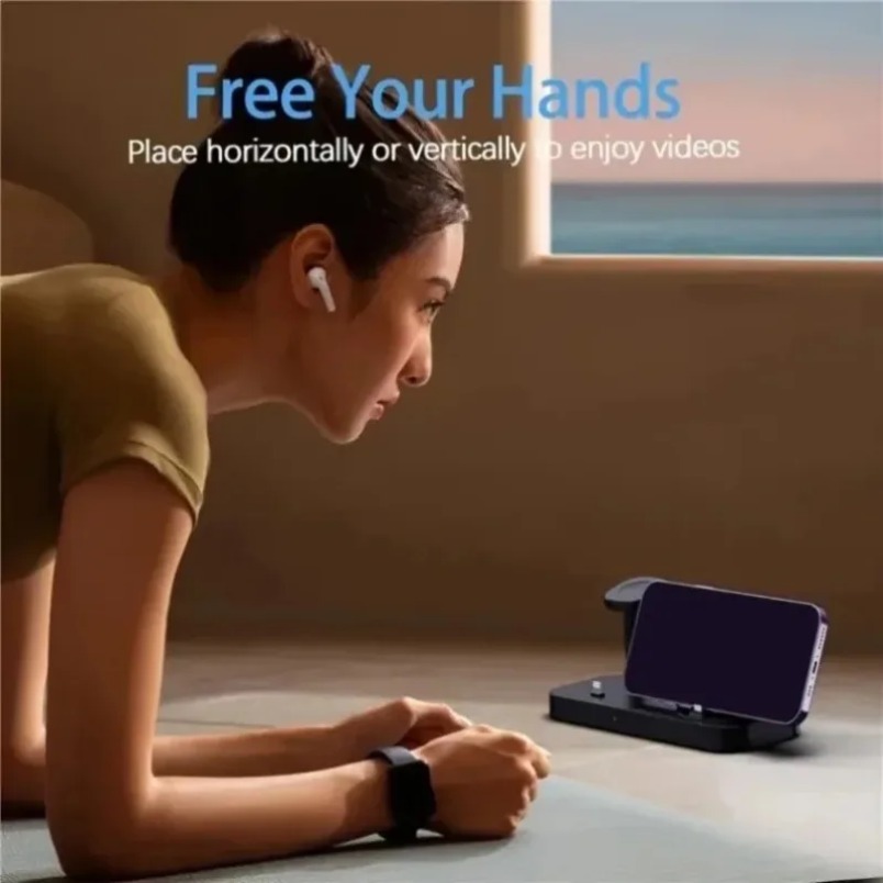 3 in 1 ワイヤレス充電器 デュアルコイル急速充電スタン - Wireless Charger Watch のレビューと価格