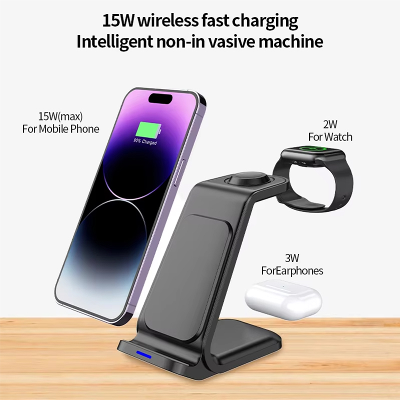 15W 3in1 ワイヤレス充電スタンド iPhone、Sa - Wireless Charger Watch のレビューと価格