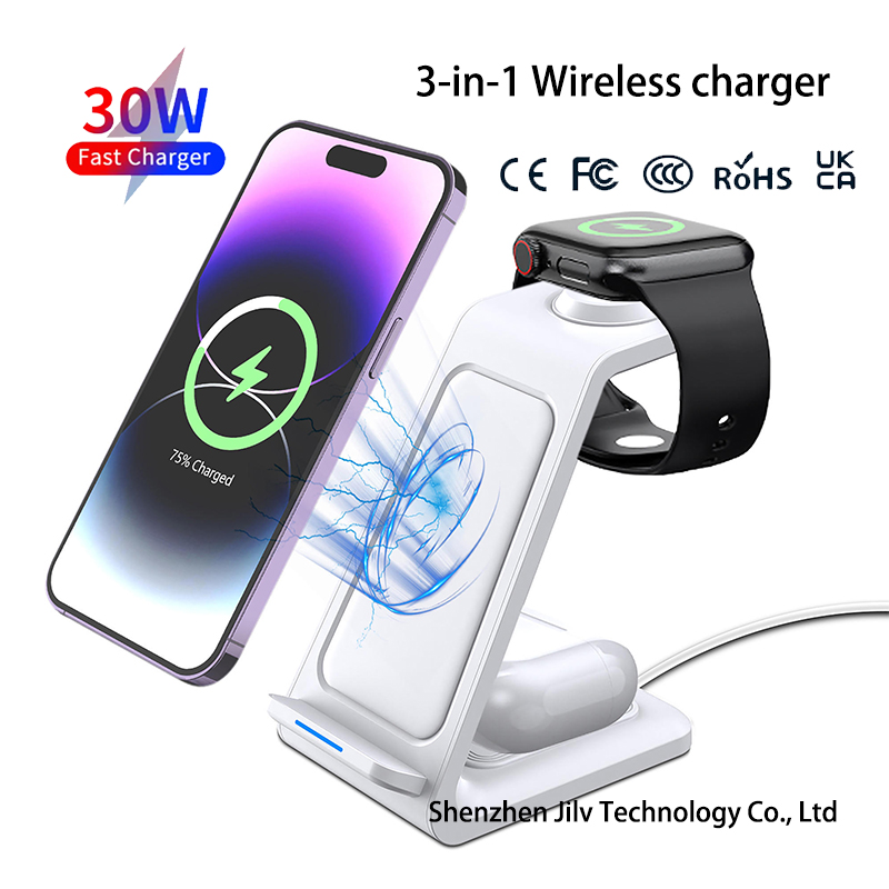 15W 3in1 ワイヤレス充電スタンド iPhone、Sa - Wireless Charger Watch のレビューと価格